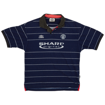 1999-00 Manchester United Away Shirt - 7/10 - (L.Boys)
