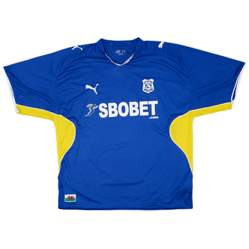 2009-10 Cardiff Home Shirt - 8/10 - (XL)