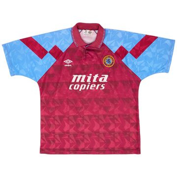 1990-92 Aston Villa Home Shirt - 8/10 - (XL)