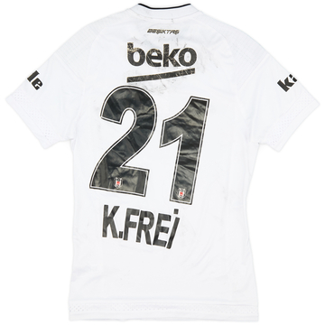 2015-16 Besiktas Home Shirt K. Frei #21 - 4/10 - (S)
