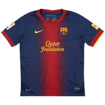 2012-13 Barcelona Home Shirt - 6/10 - (M.Boys)