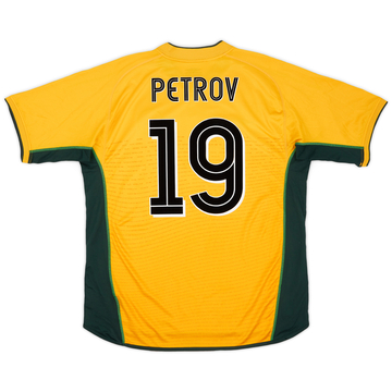 2002-03 Celtic Away Shirt Petrov #19 - 7/10 - (XL)