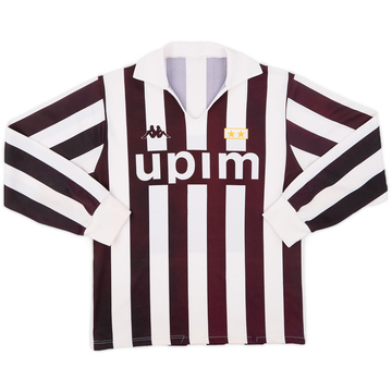 1991-92 Juventus Basic Home L/S Shirt #11 - 6/10 - (S)