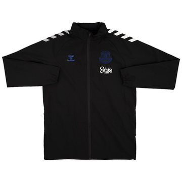 2022-23 Everton Hummel Hooded Rain Jacket - 9/10 - (M)