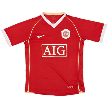2006-07 Manchester United Home Shirt - 6/10 - (M.Boys)