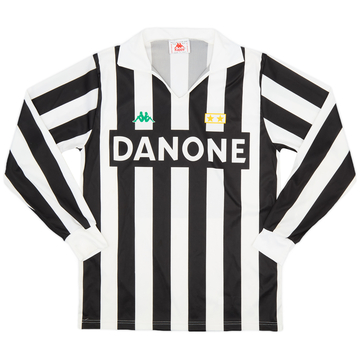 1992-94 Juventus Home L/S Shirt - 9/10 - (M)