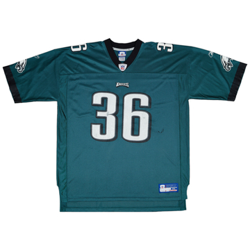 2003-04 Philadelphia Eagles Westbrook #36 Reebok On Field Home Jersey - 7/10 - (XXL)
