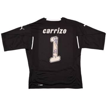 2008-09 Lazio Signed GK Shirt Carrizo #1 - 6/10 - (XL)