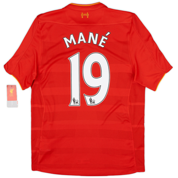2016-17 Liverpool Home Shirt Mane #19 (S)