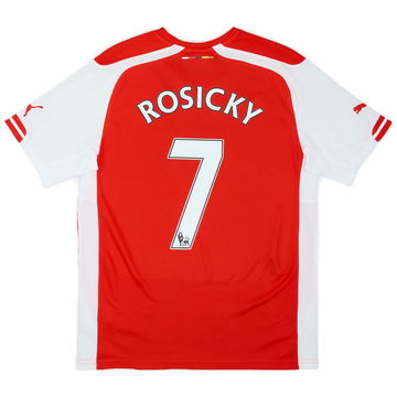 2014-15 Arsenal Home Shirt Rosicky #7 - 9/10 - (S)