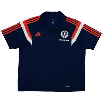2014-15 Scotland adidas Polo Shirt - 9/10 - (XXL)