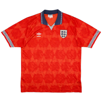 1990-93 England Away Shirt - 8/10 - (L)