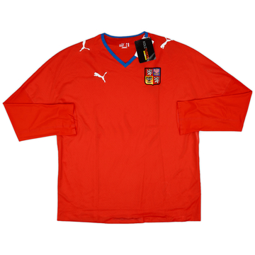 2008-09 Czech Republic Player Issue Home L/S Shirt (3XL)