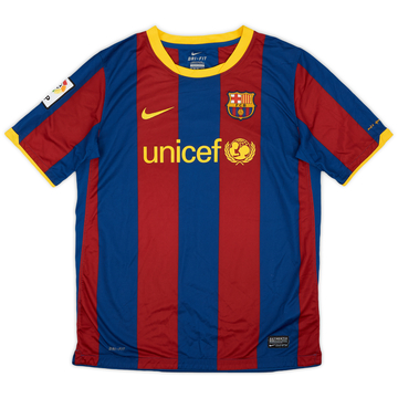 2010-11 Barcelona Home Shirt - 8/10 - (XL.Boys)