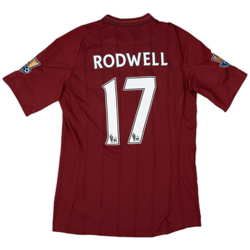2012-13 Manchester City Away Shirt Rodwell #17 (M)