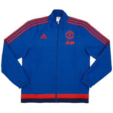 2015-16 Manchester United adidas Woven Track Jacket - 9/10 - (M)