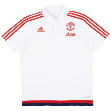 2015-16 Manchester United adidas Polo Shirt - 7/10 - (L)