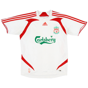 2007-08 Liverpool Away Shirt - 6/10 - (L.Boys)
