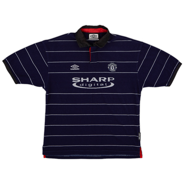 1999-00 Manchester United Away Shirt - 8/10 - (L.Boys)