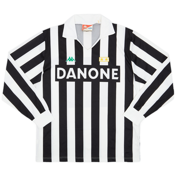 1992-94 Juventus Basic Home L/S Shirt #10 - 6/10 - (L)