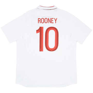2012-13 England Home Shirt Rooney #10 (XXL)