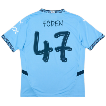 2024-25 Manchester City Home Shirt Foden #47