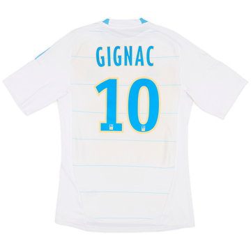 2010-11 Olympique Marseille Home Shirt Gignac #10 - 6/10 - (M)