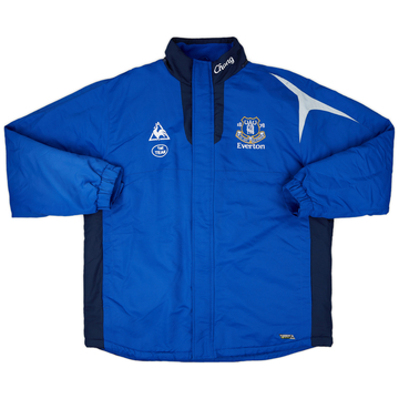 2011-12 Everton Le Coq Sportif Padded Bench Coat - 8/10 - (XL)