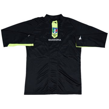 2009-10 Italy FIGC Diadora Referee L/S Shirt - 9/10 - (M)