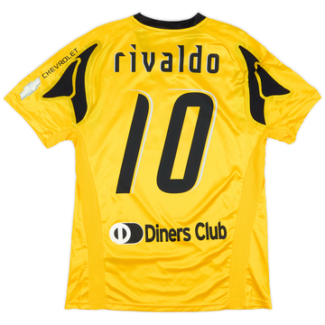 2007-08 AEK Athens Home Shirt Rivaldo #10 (L)