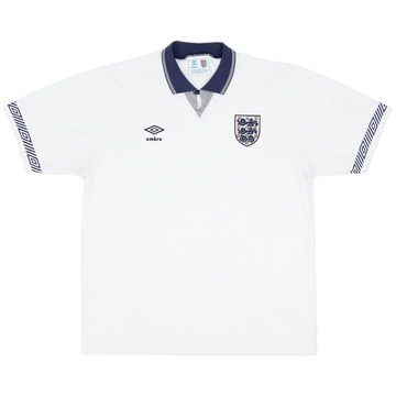 1990-92 England Home Shirt - 9/10 - (L)