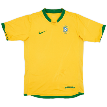 2006-08 Brazil Home Shirt - 6/10 - (XL.Boys)