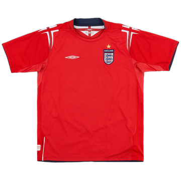 2004-06 England Away Shirt - 8/10 - (XL.Boys)