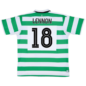 2004-05 Celtic Home Shirt Lennon #18 - 9/10 - (XXL)