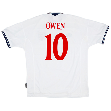1999-01 England Home Shirt Owen #10 - 8/10 - (XL)
