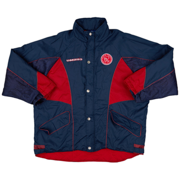 1997-98 Ajax Umbro Padded Rain Jacket - 9/10 - (XL)