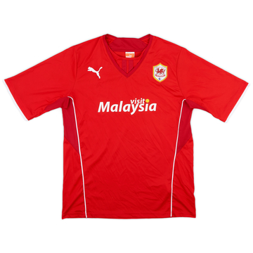 2013-14 Cardiff Home Shirt - 7/10 - (L)