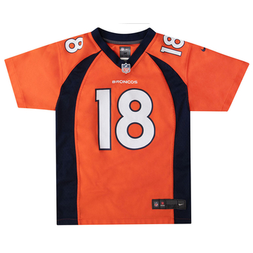 2013-15 Denver Broncos Manning #18 Nike Game Jersey (Home) Y