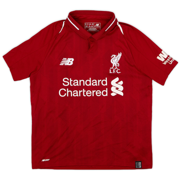2018-19 Liverpool Home Shirt - 8/10 - (M.Boys)