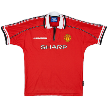 1998-00 Manchester United Home Shirt - 6/10 - (L.Boys)