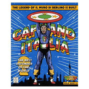 2006 Fabio Cannavaro 'Capitano Italia' Comic Book Superheroes A3 Print/Poster
