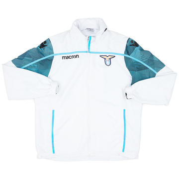 2016-17 Lazio Macron Hooded Track Jacket - 7/10 - (XL)