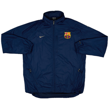 2003-04 Barcelona Nike Hooded Rain Jacket - 7/10 - (XL)