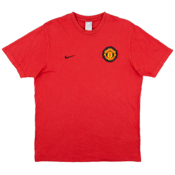 2009-10 Manchester United Nike Cotton Tee - 9/10 - (L)
