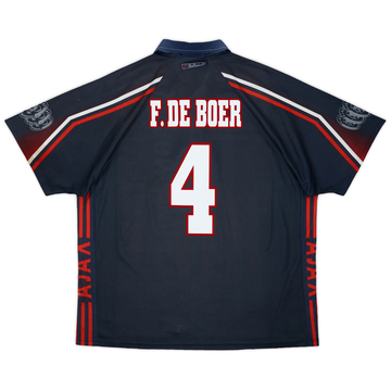 1997-98 Ajax Away Shirt F.De Boer #4 - 8/10 - (XXL)