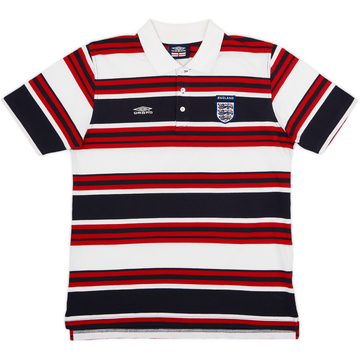 2001-02 England Umbro Polo Shirt - 8/10 - (L)