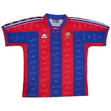1995-97 Barcelona Home Shirt - 8/10 - (XL)