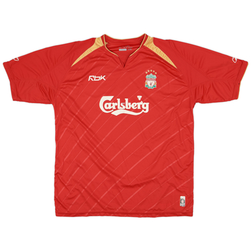 2005-06 Liverpool CL Home Shirt - 6/10 - (XL)