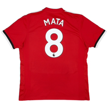 2017-18 Manchester United Home Shirt Mata #8 - 6/10 - (L)