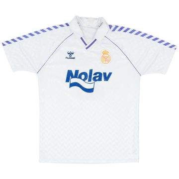 1987-89 Real Madrid Match Issue Home Shirt #3
